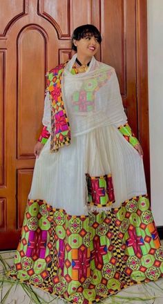 Beautiful Ethiopian dress, 100% cotton and handmade. We have a size available small,medium and large we also accept a custom size. Enku Design Dress, Ethiopia Clothing, Ethiopian Clothes, Ethiopian Wedding Dress, Eritrean Dress, Ethiopian Wedding, Ethiopian Clothing, Habesha Dress, Ethiopian Traditional Dress