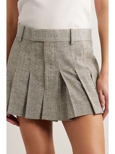 High Waisted Tweed Skirt, Mini Skirt 2022, White Tweed Skirt, Mini Pleated Skirt, Pleated Skirt Short, Tweed Mini Skirt, Tweed Skirt, Pleated Mini Skirt, Kilt