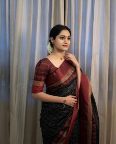 Elegant soft lichi silk black saree for women USA, traditional Indian ethnic saree for festive, wedding saree for bridesmaid, designer saree Product Details :  1) Saree Details :  Saree Color : Black  Saree Fabric : Soft Lichi Silk Saree Work : Jacquard Weave Work Saree Length : 5.50 Meter 2) Blouse Details : Blouse Color : Matching Blouse Fabric : Soft Lichi Silk Blouse Work : Jacquard Weave work Blouse Length : 0.8 Meter Blouse wear by model is just for modeling purpose only actual blouse may Saree For Bridesmaid, Lichi Silk Saree, Ethnic Saree, Checks Saree, Saree Bollywood, Sari Design, Festive Wedding, Plain Saree, Big Fat Indian Wedding