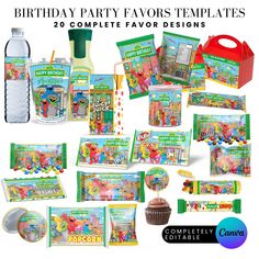 birthday party favors for children with the sesame character theme