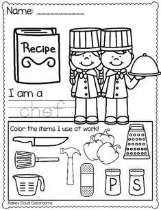 a worksheet for children to learn how to make their own words and pictures