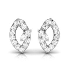 Platinum Diamond Earrings by Jewelove Cute platinum earrings designed with diamonds. Metal : Platinum Platinum Purity : 95% Purity Mark : Pt 950 Estimated Platinum Weight : 2.48 grams Estimated Diamond Weight : 0.22 cts. Diamond Color : IJ or GH (as selected above) Diamond Clarity : SI or VVS (as selected above) Diamond Grading Report : SGL Certificate of Authenticity : Platinum Guild International please call us at +91-9828012999 or email us at WeCare@Jewelove.in Modern White Diamond Earrings For Anniversary, Platinum Cluster Earrings With Diamond Accents, White Platinum Cluster Earrings With Diamond Accents, White Platinum Cluster Earrings For Anniversary, White Diamond Cut Platinum Cluster Earrings, Modern White Diamond Cut Earrings, Marquise Diamond Earrings With Platinum Accents, White Diamond Marquise Earrings, White Marquise Diamond Earrings For Anniversary