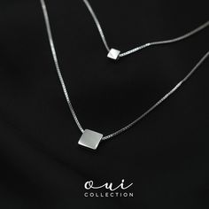 Stacking Square Necklace, Simple Elegant, Easy to wear All the products are photographed to match the actual product as closely as possible. What you see is the real item, however, colors might vary due to different monitors and lightings. Perfect for gifts, comes with a free gift box presentation as shown on photo. Attention: 1. Do not wear them in the shower 2. Do not wear them during extreme sports/ hardcore exercises 3. Do not put chemicals on it Silver Clavicle Chain Necklace With Rectangular Pendant, Minimalist White Gold Necklace With Square Pendant, Minimalist White Gold Square Pendant Necklace, Dainty White Gold Necklace With Square Pendant, Minimalist Sterling Silver Square Pendant Jewelry, Modern Square Jewelry With Adjustable Chain, Formal Sterling Silver Necklace With Square Pendant, Simple Rectangular Necklace For Gift, Silver Charm Necklaces With Clavicle Chain