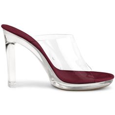 Exclusive to women, these clear platform block-heeled slide sandals offer a crisp and transparent aesthetic, accentuated by a sturdy block heel design, positioning them as a standout choice in summer fashion. The transparent upper not only provides a visually light appearance but also cleverly extends the leg line. The comfortable platform sole, combined with the easy slip-on design, ensures a relaxed and confident stride for the wearer, perfect for daily outings or evening gatherings. These cle Transparent Aesthetic, Chunky Slides, Leisure Center, Floppy Sun Hats, Womens Chunky Heels, Office Outfit, Platform Block Heels, Platform Slides, Clear Heels