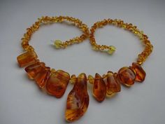 Honey Color Genuine Baltic Amber Stones Polished Jewelry Necklace 19g. 18.5in,  | eBay Druid Jewelry, Fantasy Core, African Inspired Jewelry, Oc Board, Amber Bead Necklace, Artisan Jewelry Necklaces, Earthy Jewelry, Honey Color, Baltic Amber Jewelry