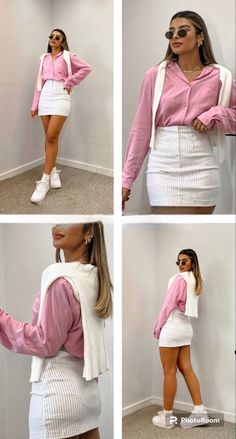 Outfit Fiesta Infantil, Casual Oufits, Effortlessly Chic Outfits, Skirt And Sneakers, Elegante Casual, Spring Fashion Outfits, Causual Outfits, Amazing Outfits, Fashion Mistakes