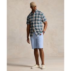 We’ve updated our Classic Fit with extra stretch to make these Big & Tall shorts even more comfortable to wear. Casual Cotton Bermuda Shorts, Fitted Casual Shorts, Casual Ralph Lauren Short-length Bottoms, Ralph Lauren Casual Bottoms For Spring, Ralph Lauren Casual Spring Bottoms, Ralph Lauren Cotton Shorts, Casual Ralph Lauren Bottoms For Spring, Casual Blue Cotton Bermuda Shorts, Ralph Lauren Relaxed Fit Summer Bottoms