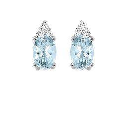 Our beautiful 10KW Color Ens Prong Aquamarine Earrings 1/25CT is the perfect jewelry choice for you or your loved one.Contact us to verify product information.Shop with International Diamond Center for all your jewelry needs. We have engagement rings, wedding bands, earrings, and so much more. Diamond Earrings With Accent Stones For Anniversary, Classic Formal Earrings With Accent Stones, Anniversary Diamond Earrings With Accent Stones, White Gold Earrings With Accent Stones, Formal White Gold Earrings With Accent Stones, Stud Fashion, Gold Diamond Studs, Aquamarine Earrings, Aquamarine Jewelry