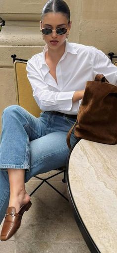 Outfit Elegantes, Outfit Primavera, Casual Outfit Inspiration, Summer Fashion Outfits, Estilo Boho, Date Night Outfit, Denim Fashion, Jeans Style, Dublin