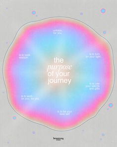 the purpose of your journey poster