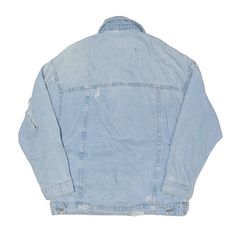 Item is in good used condition. >Size: S >Armpit To Armpit: 20" >Armpit To Cuff: 16" >Collar To Hem: 25" Distressed Denim Jacket For Streetwear, Light Wash Recycled Denim Jacket For Streetwear, Oversized 90s Denim Jacket For Streetwear, 90s Oversized Denim Jacket For Streetwear, Grunge Denim Jacket For Streetwear, Vintage Ripped Streetwear Outerwear, Vintage Ripped Outerwear For Streetwear, 90s Light Wash Outerwear For Streetwear, Medium Wash Distressed Denim Jacket For Streetwear