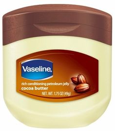 You are Buying a brand New And Factory Sealed 100% Vaseline Cocoa Butter Petroleum Jelly 1.75 oz (6 Pieces) (50ml) by Vaseline                                                              Product description Size:Pack of 6 Vaseline Petroleum Jelly Jar Provides visible relief of dry skin when used regularly. Offers soothing protection for minor burns. Protects skin from wind burn and chapping. Protects minor cuts scrapes & burns Moisturizes to heal dryness Skin protectant Use it daily all over yo Vaseline Cocoa, Vaseline Cocoa Butter, Vaseline Original, Vaseline Petroleum Jelly, Sunburn Relief, Vaseline Jelly, Healing Dry Skin, Petroleum Jelly, Jelly Jars