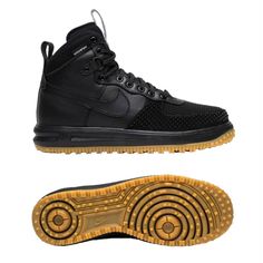 Nike Lunar Force 1 Duckboot Mens Lifestyle Leather Black/Gum 805899 003 New * Name: Nike Lunar Force 1 Duckboot * Gender: Mens * Category: Lifestyle/Hiking * Color: Black/Black-Metallic Silver * Size: All * Retail: $180.00 * Condition: New * With Box: Yes -Feel Free To Ask Any Questions About The Style, Fit, Technology, Etc Of This Item. Sole Savings Has Been In The Footwear/Sporting Goods Industry For Over 15 Years And Would Love To Try To Help With Any Questions You May Have. All Products Sold Nike Lunar Force 1 Duckboot, Lunar Force 1 Duckboot, Nike Lunar Force, Game Collection, Nike Lunar, Black Gums, Mens Lifestyle, Duck Boots, Black Metallic