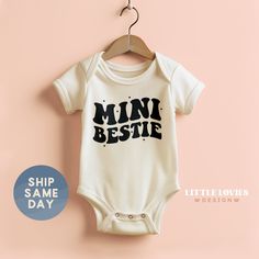 Highest Quality 🌟 Our onesies and toddler tees are printed using kid-safe ink on Gerber, Bella Canvas, and Gilden brands to keep your baby feeling cozy and allergy-free.  Love It Guarantee😍 We've crafted our refunds and exchanges policy with your satisfaction in mind, and we guarantee that your experience with us will be easy and worry-free. If you don't love it, we've got you covered for up to 15 days! Shipping and Production 📦 -- Orders are made the same day -- Ships the next day!  -- USPS Playful Summer Onesie With Name Print, Customizable Short Sleeve Onesie For Summer, Short Sleeve Graphic Print Bodysuit For Playtime, Playful White Letter Print Bodysuit, Short Sleeve Bodysuit With Graphic Print For Playtime, Playful White Bodysuit With Letter Print, White Short Sleeve Bodysuit With Letter Print For Playtime, Cute Cotton Short Sleeve Bodysuit With Graphic Print, Cute Unisex Onesie With Name Print