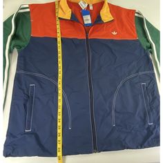 Adidas Vintage Colorblock Basketball Street Windbreaker Jacket | Men Sz Large L New Multicolor Color Block Outerwear For Outdoor Activities, Blue Adidas Sporty Windbreaker, Adidas Blue Sporty Windbreaker, Sporty Blue Adidas Windbreaker, Casual Blue Patchwork Windbreaker, Blue Color Block Track Jacket For Streetwear, Blue Color Block Track Jacket, Casual Blue Track Jacket With Patchwork, Blue Contrast Color Outerwear For Streetwear