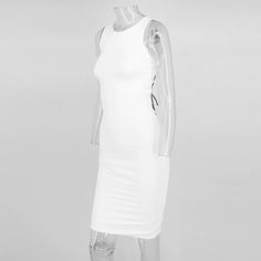 FREE SHIPPING Women Bodycon Sexy Tank Strap Hollow Out Back Ruched Dress JKP3201 Knee-length Stretch Bodycon Beach Dress, Casual White Backless Bodycon Dress, White Knee-length Bodycon Dress For Club, Fitted White Backless Dress For Club, White Fitted Backless Dress For Club, White Sleeveless Stretch Backless Dress, White Ruched Backless Dress, Sleeveless Ruched Bodycon Backless Dress, White Fitted Ruched Backless Dress