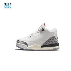 100% AUTHENTIC GUARANTEED!!! Item: Nike Air Jordan AJ3 Retro White Cement Reimagined Shoes TD TODDLERS DM0968-100 style number:DM0968-100 color: White Black  SHIPPING POLICY We will package very nicely.  Double boxed   Domestic Customers: We will ONLY ship to a confirmed address that is provided on the PayPal transaction detail page. I do not ship to PO BOX address.   RETURN POLICY No return is accepted on this item. We donot accept negative feeback, msg me if you have any questions, we will try our best to resolve it.  YOU ARE MORE THAN WELCOME TO SEE OUR OTHER ITEMS ON EBAY, THANK YOU VERY MUCH. HAPPY BUYING. White Cement Reimagined, Red Jordans, White Cement, Jordan 3 Retro, Jumpman Logo, Retro Baby, Air Jordan 3 Retro, Air Jordan 3, Kids Jordans