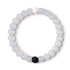 Sparkle Lokai White Spiritual Jewelry For Gifts, Elegant Beaded Bracelets As Christmas Gifts, Elegant Beaded Bracelets For Christmas Gift, Adjustable Bracelets For Holiday Gifts, White Spiritual Festive Jewelry, Elegant White Christmas Bracelets, White Beaded Bracelets As A Gift, White Bracelets As Holiday Gifts, White Bracelets For Holiday Gifts