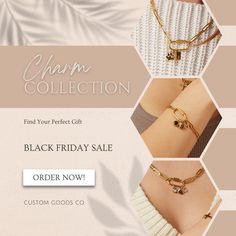 This Black Friday, elevate your jewelry collection with timeless pieces at unbeatable prices! ✨ Shop custom necklaces, bracelets, and earrings designed to make every moment special. 🎁 Don’t miss out on these dazzling deals—grab them before they’re gone! #BlackFridaySale #JewelryDeals #CustomGoodsCo #thecustomgoodsco #customjewelry #jewelry #handmadejewelry #finejewelry