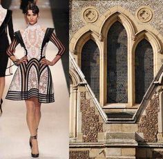 Architecture Textiles, Architecture Inspired Fashion, Architecture Fashion Design, Tac Mahal, Architect Fashion, Mood Board Fashion Inspiration, Gaultier Couture