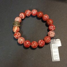 In Excellent Condition Has Original Tag But Price Was Cut Off It Red Jasper Beaded Each Bead Is 8cm In Size. Elastic/ Stretchy Band Stone Casual Rock Hound Jewelry Bracelet Red Gemstone Beaded Bracelets, Red Bohemian Jewelry With 8mm Beads, Bohemian Red Jewelry With 8mm Beads, Red Gemstone Beaded Bracelets For Jewelry Making, Red Faceted Beads Bracelets Bohemian Style, Red Faceted Beads Bohemian Bracelets, Bohemian Red Faceted Beads Bracelets, Red Hand-strung Casual Stretch Bracelet, Casual Red Hand-strung Bracelets