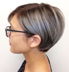 Gray Balayage, Longer Pixie Haircut, Long Pixie Hairstyles, Pixie Bob Haircut, Long Pixie Cuts, Long Pixie, Short Hair Haircuts