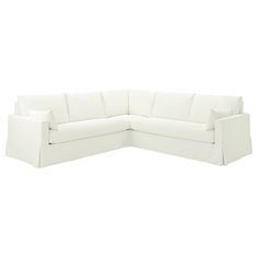 HYLTARP sectional, 4-seat corner, Hallarp white - IKEA Uppland Sofa Ikea, White Sectional Living Room, Ikea Sectional, Ikea Makeover, Family Sofa, Laminated Veneer Lumber, Kids Flooring, Ikea Sofa, Sofa Accessories