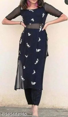 Simple Kurta Designs, Simple Kurti Designs, Casual Indian Fashion, Long Kurti Designs, Salwar Kamiz, Designer Kurtis, Trendy Dress Outfits, Kurti Designs Party Wear