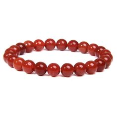 Embrace the bold and fiery energy of the Red Agate Bracelet, a stunning accessory that exudes confidence and passion.Red agate is believed to possess energizing properties that stimulate vitality, creativity, and passion. Wearing the Red Agate Bracelet can help invigorate your spirit and inspire you to pursue your goals with renewed vigor and determination. * Unisex Bracelet* 8mm beads* Made to Fit Your Wrist or Anklet* Made with Pure Positive Energy* Great Gift for Everyone Cat Eye Bracelet, Mala Jewelry, Chakra Beads, Stone Bracelets, Energy Bracelets, Stone Bangle, Natural Stone Bracelets, Elegant Bracelet, Agate Bracelet