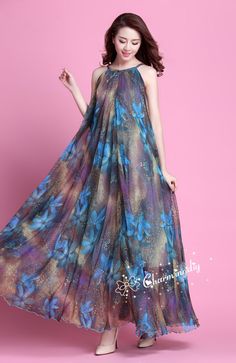 Chiffon Dark Blue Flower Long Party Dress Evening Wedding Lightweight Sundress Summer Holiday Beach Dress Bridesmaid Dress Maxi Skirt MD05 Detail Info: ❤ Color: dark blue flower as picture More color choice link: https://www.etsy.com/listing/213656440/chiffon-dress-color-card?ref=shop_home_feat_1 You just note the color number you want with order. ❤ Material: Chiffon ❤ The dress doesn't limit the chest size and waitst size, arm hole 45cm (if your upper arm circle circumference is more than 40cm, Blue A-line Chiffon Dress For Summer, Summer A-line Chiffon Dress For Prom, Blue Chiffon A-line Maxi Dress, Blue Sleeveless Chiffon Maxi Dress, Flowy Light Blue Chiffon Maxi Dress, Purple Chiffon Dress For Summer Wedding, Purple Chiffon Summer Wedding Dress, Blue Floral Print Chiffon Maxi Dress, Blue Floral Print Maxi Dress For Wedding