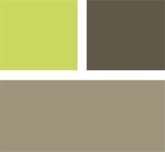 four different shades of green and brown with the same color scheme in each one,