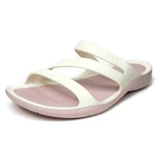 Crocs Women's Swiftwater Sandal Flip Flops 203998-0ez White/Rose Dust Size 4 Standard Fit Size: Women's Us 4 (Eur 33-34) (Uk 2) Standard Fit Condition: Brand New With Tags In Factory Bagged Packaging. Product Description: Travelling Wherever You Go From The Outdoors To The Backyard, These Crocs Swiftwater Sandals In White/Rose Dust Will Provide You All The Comfort Style And Functionality That You Need And Expect. Product Features: Lightweight, All-Purpose Sandal Soft, Flexible Matlite U Comfortable White Slip-on Sandals, Casual White Slip-on Flip Flops, Casual White Slip-on Sport Sandals, White Non-slip Sandals For Beach, White Non-slip Beach Sandals, White Non-slip Casual Sport Sandals, Non-slip White Beach Sandals, Casual White Non-slip Sport Sandals, White Non-slip Sandals For Vacation