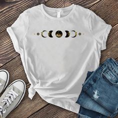 three phases of the moon shirt