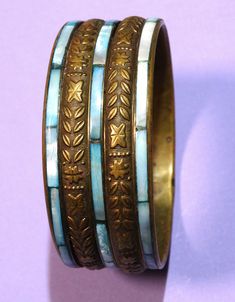 Vintage bracelet. Looks pretty original. Will not leave indifferent fans of original vintage jewelry. Antique Metal Bangle Bracelet, Vintage Brass Bangle Bracelets, Vintage Brass Bangle Bracelet, Vintage Brass Bracelet Gift, Victorian Metal Bangle Bracelet, Victorian Style Metal Bangle Bracelet, Vintage Decorative Bracelet Jewelry, Vintage Brass Bangle For Gift, Antique Bangle Bracelets As Gifts