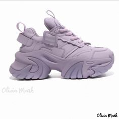 Olivia Mark - Enhanced Ventilation Athletic Shoes for Increased Height and Style White Athletic Shoes, Mary Jane Pumps, Rice Flour, Sports Footwear, Mesh Design, Rubber Heels, Sports Shoes, White Sneakers, High Heel Sandals