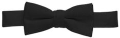 Black Bow Tie With Butterfly Knot For Business, Solid Black Tie Bow With Ties, Black Butterfly Knot Bow Tie For Business, Solid Black Tie With Decorative Bow, Classic Black Bow Suit And Tie Accessories, Black Butterfly Knot Bow Tie, Black Dapper Suit And Tie Accessories With Bow, Black Bow Tie With Bow Tie Back, Black Dapper Bow Tie Accessories