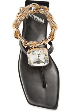 Jeffrey Campbell Ring On It Sandal (Women) | Nordstrom Unique Sandals For Women, Bottega Sandals, Unique Sandals, Designer Wedges, Black High Heel Sandals, Statement Sandals, Statement Heels, Soft Sandals, Jeweled Sandals