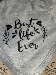 Custom throw blanket with Best Life Ever on it. Image is not vinyl so it will never peel. It is 50 x 60 in size. They come in pink or gray. Gift one to yourself, a friend, a pioneer or family member! If you choose personalization it will be in the same color of the image. Please limit it to ONE Name (first or last), Year of Baptism, or Date of Pioneer School. It will be located beneath the image already seen. If you have any questions please let me know. I can be contacted at kimberlita.casper@g Regular Pioneer, Best Life Ever Jw, Cricket Machine, Pioneer School Gifts, Best Life Ever, Custom Throw Blankets, Jw Pioneer Gifts, Jw Pioneer, Blanket Throws