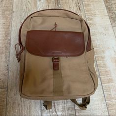 Woolrich Top Zip Backpack Brand New! See Photo For Description Backpack Brands, Leather Backpack, See Photo, Fashion Backpack, Bag Lady, Backpacks, Brand New, Wool, Leather