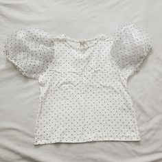 Brand New With Tags Zara Polka Dot Top With Puff Sleeves Size 6 #Kids #Fashion #Trend #Chic #Likenew #Cute #Fun #Likenew #Style #Stylish #Trending #Classic #Beautiful #Elegent #Summer #Spring #Winter #Fall #Chupchick Top With Puff Sleeves, Zara Shirt, Polka Dot Top, Fashion Trend, Puff Sleeves, Kids Shirts, Puff Sleeve, Shirts Tops, Polka Dot