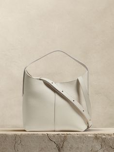 Women's Clothing - Shop New Arrivals | Banana Republic Modern White Pebbled Leather Bag, White Rectangular Pebbled Leather Shoulder Bag, White Pebbled Leather Top Handle Bag, White Pebbled Leather Satchel Bag, Elegant White Pebbled Leather Bag, Everyday Neutral Leather Hobo Bag, White Textured Leather Timeless Bag, Neutral Leather Hobo Bag For Everyday, White Pebbled Leather Shoulder Bag For Travel