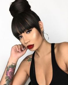 Wig Websites, Weave Ponytail Hairstyles, Weave Ponytail, Black Ponytail Hairstyles, Weave Styles, Hair Ponytail Styles, Ponytail Styles, Ponytail Hairstyles, Hairstyles With Bangs