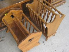 several pieces of furniture sitting on the ground