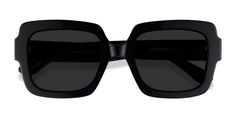 Black square sunglasses available in variety of colors to match any outfit. These stylish large sized acetate sunglasses include free single-vision prescription lenses, a case and a cleaning cloth. Black Acetate Sunglasses With Uv Protection, Black Acetate Square Frame Cat Eye Sunglasses, Trendy Square Sunglasses For Formal Occasions, Formal Square Sunglasses With Tinted Lenses, Formal Square Tinted Sunglasses, Square Acetate Sunglasses With Tinted Lenses, Black Acetate Cat Eye Sunglasses For Summer, Black Square Sunglasses With Polarized Lenses, Black Square Sunglasses With Gradient Lenses