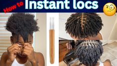 *Detailed*How to get instant locs on short men hair‼️ Instant Locs Short Hair, Instalocs On Short Hair, Instant Locs Natural Hair Short, Short Instant Locs, Instant Locs On Short Hair, Locs Hairstyles For Men Short, Instant Locs Men, Short Locs Men, Short Thick Locs