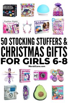 6 Year Girl Christmas Gifts, Stocking Stuffers For Girls 6-8, Stocking Stuffers For Girls 8-10, Christmas Gifts For Girls 6-8, Girl Stocking Stuffers, Sticking Stuffers, Kids Stocking Stuffers, Fun Stocking Stuffers, Stocking Suffers