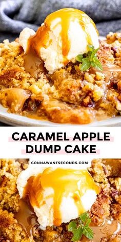 an image of caramel apple dump cake