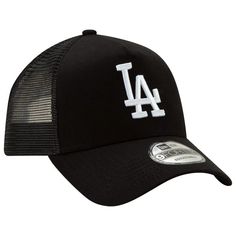 Show your team pride on the go in style and comfort. The New Era MLB 9Forty Trucker Cap is made from soft woven cotton to keep you cool while representing the Dodgers. With breathable fabric and adjustable snapback design, you'll stay looking fresh all day on Instagram. Whether you're catching a game or running errands, let everyone know who you're rooting for in this casual yet supportive Dodgers cap. Collegiate Trucker Hat With Curved Brim For Streetwear, Collegiate Streetwear Trucker Hat With Curved Brim, Collegiate Style Trucker Hat With Curved Brim For Streetwear, Casual Snapback Baseball Cap For Fan Gear, Casual Snapback Baseball Cap For Fans, Casual Team-colored Snapback Baseball Cap, Urban Baseball Cap For Sports Events, Casual Snapback Hat For Baseball Season Fan Gear, Urban Style Baseball Cap For Sports Events