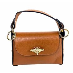 Butterfly Cognac Leather Handbag, Luxury Shoulder Bag, Stylish & Functional Bag Size: 7.5w X 5.5h X 2.5d (19 X 12x 6cm) Calfskin Butterfly Sign Long Shoulder Chain Entirely Handmade In Italy From Italian Leather The Ivan Troy Butterfly Sign Leather Handbag Is A Designer Handbag Made Of High-Quality Leather. The Bag Features A Butterfly Sign Design On The Front That Is Both Unique And Eye-Catching. The Bag Comes In A Small Size, Making It Suitable For Everyday Use Or For Special Occasions. The In Luxury Pouch Box Bag With Leather Handles, Luxury Brown Crossbody Bag, Luxury Brown Box Bag With Removable Pouch, Luxury Brown Crossbody Shoulder Bag, Luxury Brown Box Shoulder Bag, Luxury Top Handle Belt Bag For Everyday Use, Luxury Brown Pouch Flap Bag, Brown Rectangular Box Bag With Gold-tone Hardware, Trendy Leather Evening Bag With Detachable Handle