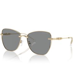 From Michael Kors&#x2C; these women's sunglasses feature: Metal frameButterfly shapeNot Rx-ableSolid lensNon-polarized Approx. 59mm lens- 17mm bridge- 145mm templeImported. Michael Kors Luxury Polarized Sunglasses, Michael Kors Classic Sunglasses With Gradient Lenses, Michael Kors Classic Tinted Sunglasses, Elegant Michael Kors Sunglasses With Mirrored Lenses, Chic Michael Kors Sunglasses With Uv Protection, Chic Michael Kors Sunglasses With Gradient Lenses, Chic Michael Kors Tinted Sunglasses, Chic Michael Kors Polarized Sunglasses, Butterfly Sunglasses